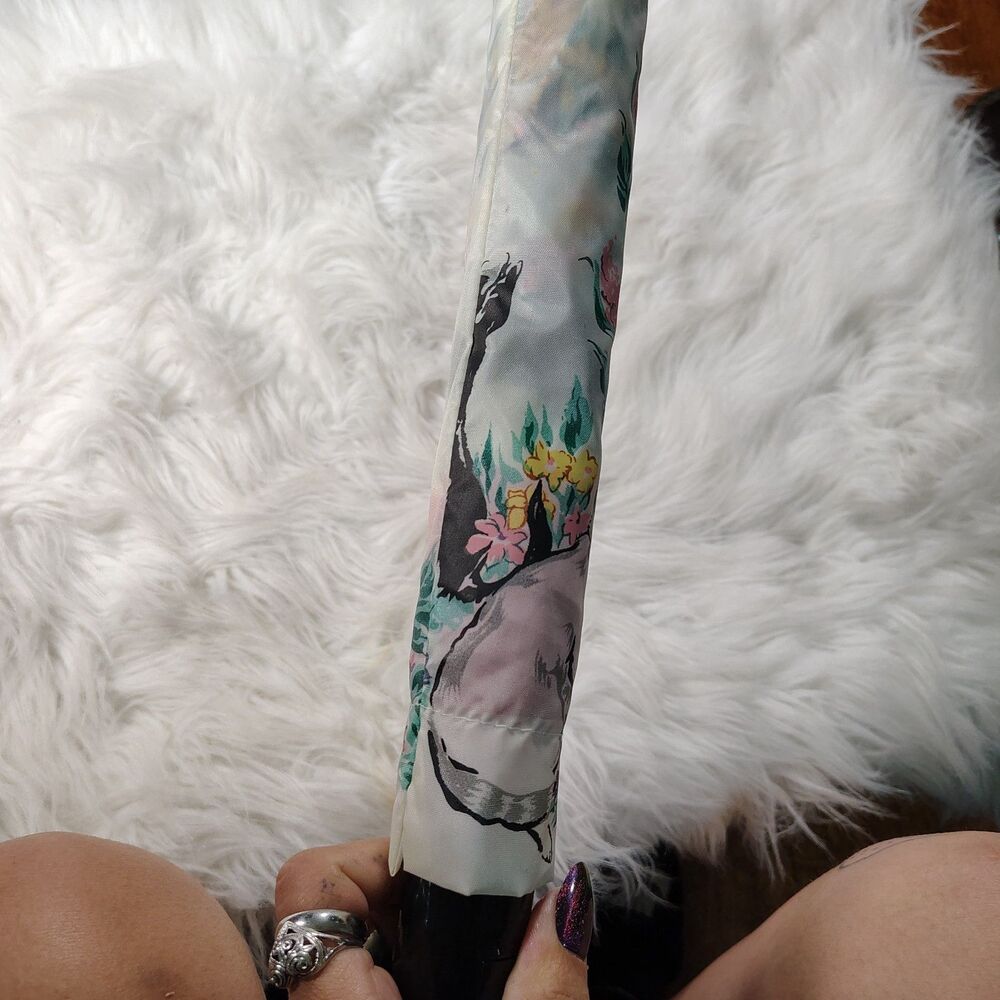 VTG Cat Enchanted Garden Umbrella Avon - Picture 3 of 9